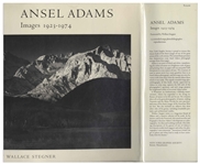 Ansel Adams Signed Copy of His Oversized Photography Book, ''Images 1923-1974''